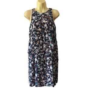 Metaphor Size S Multicolor Print Tiered Sleeveless Dress NWT Cottagecore Floral